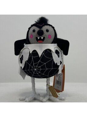 Hyde & Eek! Skitter Featherly Friends Decorative Halloween Bird Spider Web Cape
